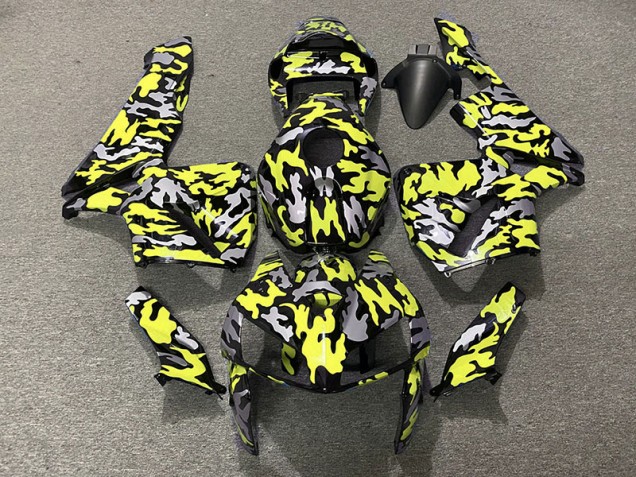 Camo & Giallo Neon 05-06 CBR600RR Carene Moto