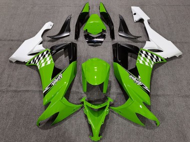 Acquista Cheq Verde & Bianco 08-10 ZX10R Carene Moto