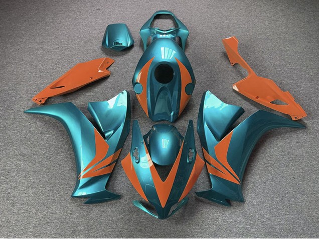 Ciano & Arancione Lucidi 12-16 CBR1000RR Carene Moto