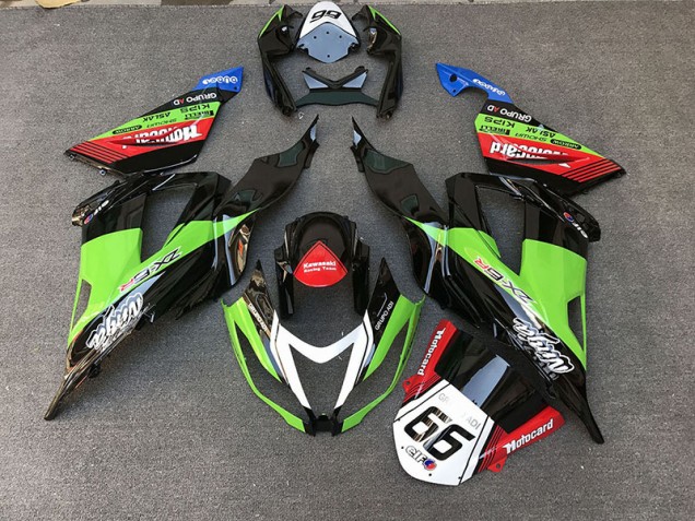 Corse Stile Verde 13-18 ZX6R Carene Moto
