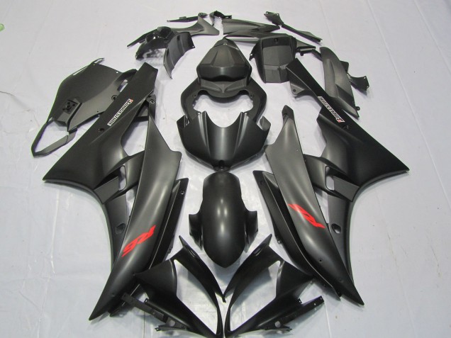 Decalcomania Rossa Nera Opaca 06-07 R6 Carene Moto