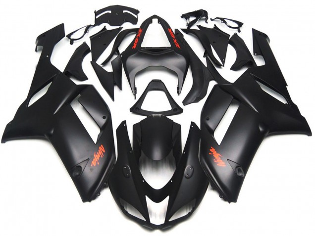 Decalcomanie Rosse Nere Opache 07-08 ZX6R Carene Moto