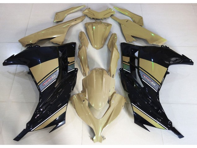 Deserto Marrone Chiaro & Nero 13-18 Ninja 300 Carene Moto