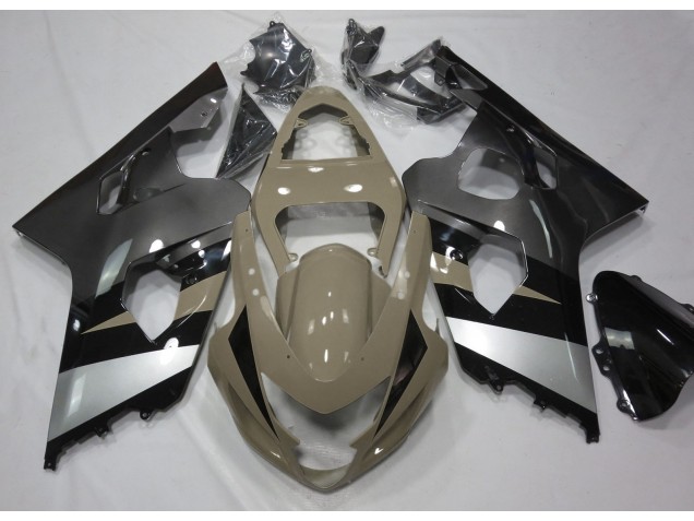 Deserto Tan & Argento 04-05 GSXR 600-750 Carene Moto