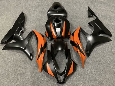 Acquista Design Nero Opaco & Arancione 07-08 CBR600RR Carene Moto