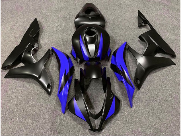 Design Nero Opaco & Blu 07-08 CBR600RR Carene Moto