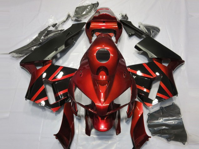 Design Rosso & Nero Lucido 05-06 CBR600RR Carene Moto