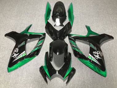 Acquista Design Verde Lucido & Nero 06-07 GSXR 600-750 Carene Moto