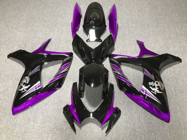 Acquista Design Viola Lucido & Nero 06-07 GSXR 600-750 Carene Moto