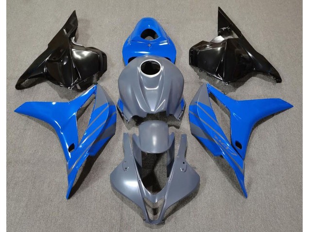 Doppio Blu Su Grigio 09-12 CBR600RR Carene Moto