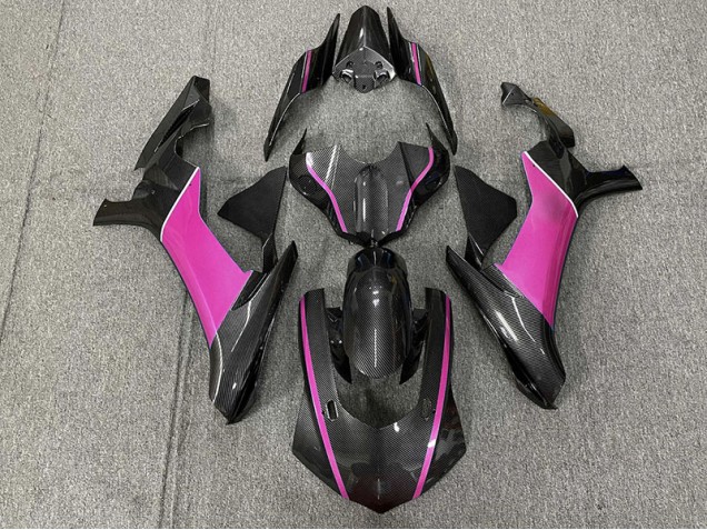 Fibra Di Carbonio & Rosa 15-19 R1 Carene Moto