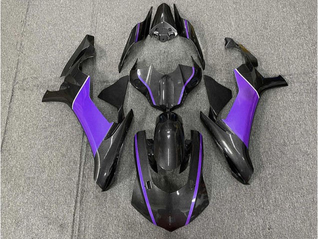 Fibra Di Carbonio & Viola 15-19 R1 Carene Moto