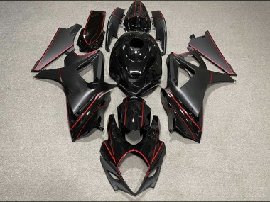 Acquista Finiture Nere & Rosse Opache & Lucide 07-08 GSXR 1000 Carene Moto