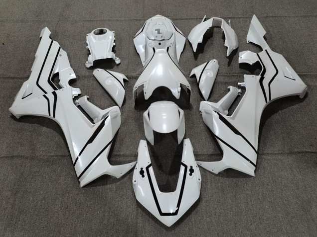 Fodera Bianco Perla & Nero 17-23 CBR1000RR Carene Moto