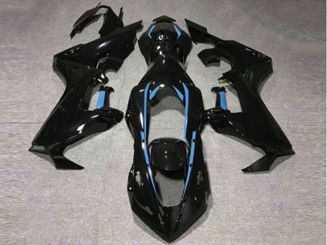 Fodera Nera Lucida & Azzurro 17-23 CBR1000RR Carene Moto