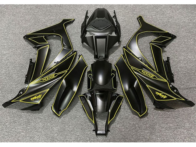 Fodera Nera Opaca & Gialla 11-15 ZX10R Carene Moto