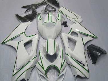 Acquista Gessato Verde Bianco Lucido 07-08 GSXR 1000 Carene Moto