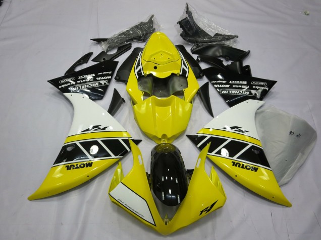 Giallo & Bianco 12-14 R1 Carene Moto