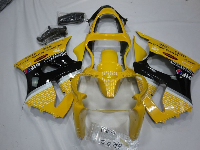 Giallo Elf 00-02 ZX6R Carene Moto