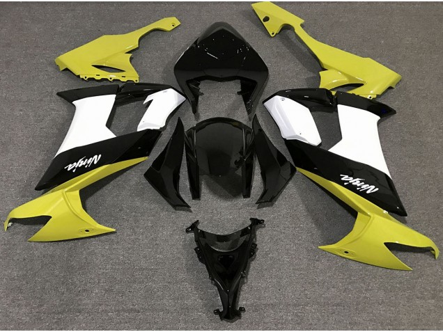 Giallo Lucido Bianco & Nero 08-10 ZX10R Carene Moto