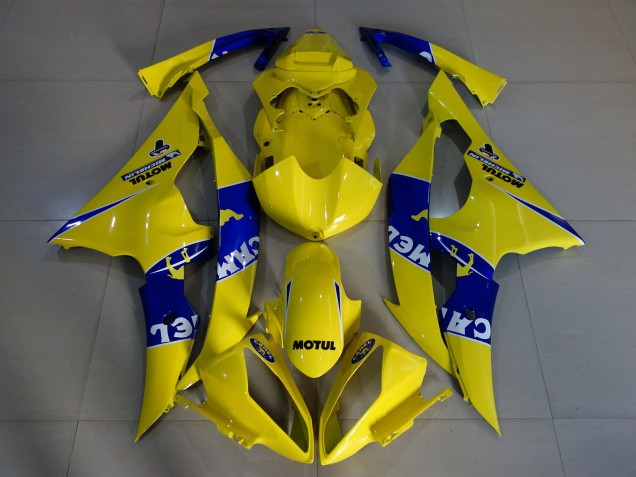 Giallo Lucido Camel 08-16 R6 Carene Moto