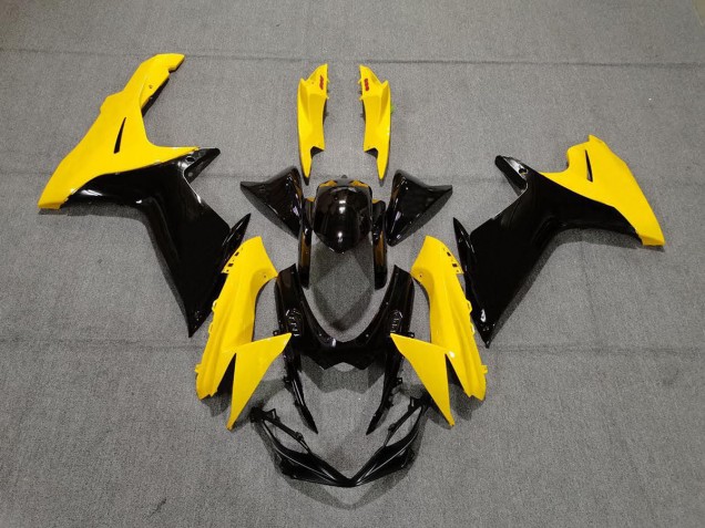 Giallo Lucido & Nero 11-24 GSXR 600-750 Carene Moto