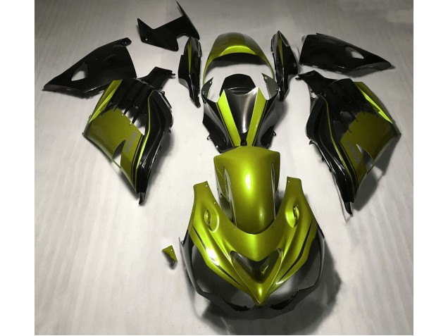 Giallo Lucido & Nero 12-21 ZX14R Carene Moto