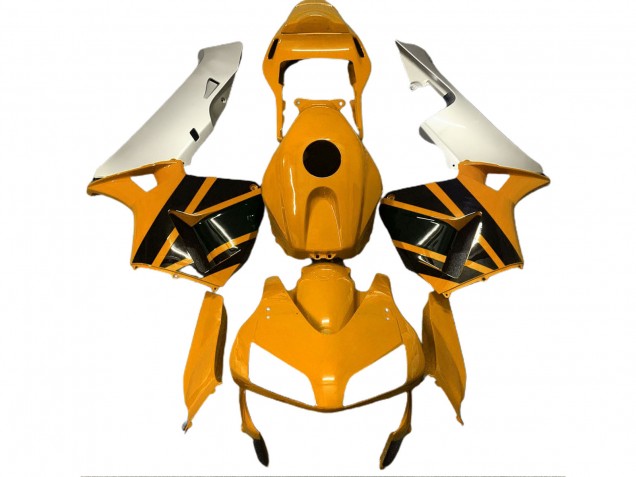 Giallo Senape & Argento Opaco 03-04 CBR600RR Carene Moto