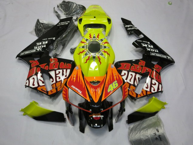 Giallo Vibrante Rossi 05-06 CBR600RR Carene Moto