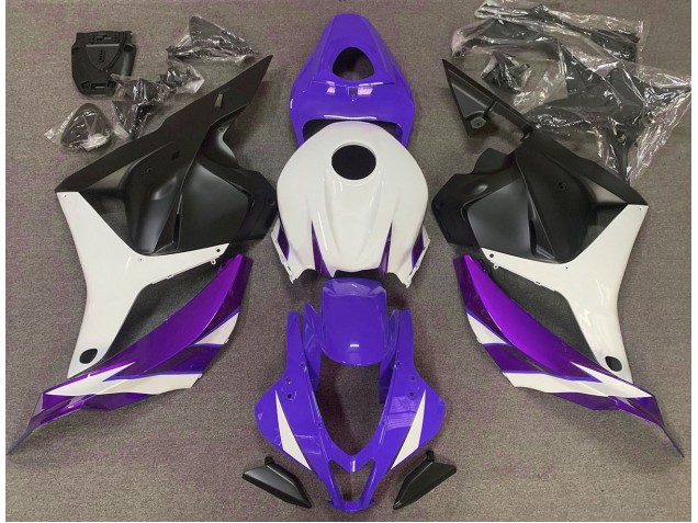 Gloss Viola Bianco & Viola 09-12 CBR600RR Carene Moto