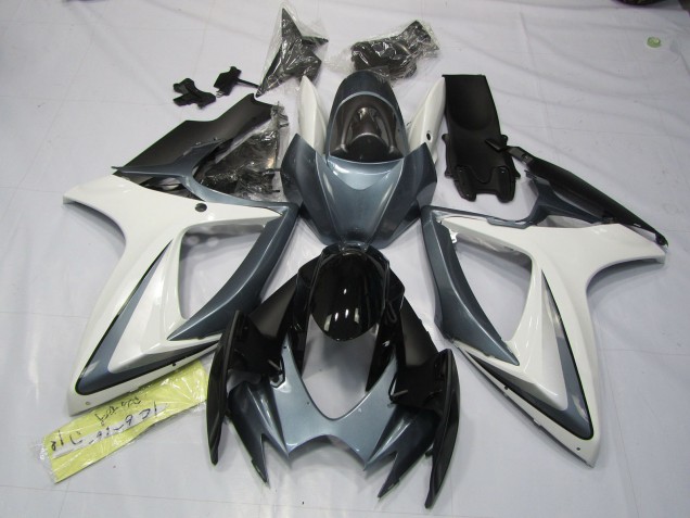 Grigio & Bianco 06-07 GSXR 600-750 Carene Moto