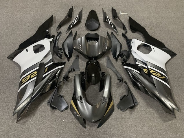 Grigio Canna Di Fucile & Oro 17-21 R6 Carene Moto