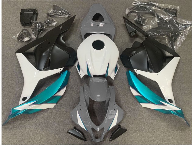 Grigio Lucido Bianco & Azzurro 09-12 CBR600RR Carene Moto