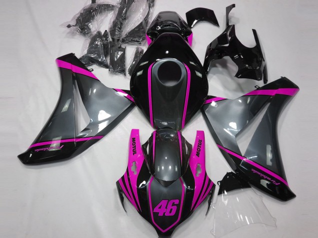 Grigio Motul & Rosa 08-11 CBR1000RR Carene Moto