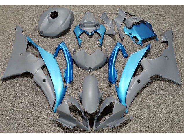 Grigio Opaco & Azzurro 08-16 R6 Carene Moto