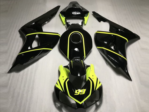 Haute Visibilité Et Cbr Noir 06-07 CBR1000RR Carene Moto
