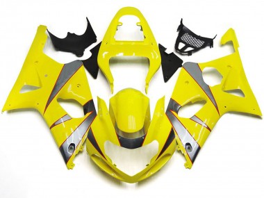 Acquista Kit R Giallo Lucido & Argento 00-02 GSXR 1000 Carene Moto