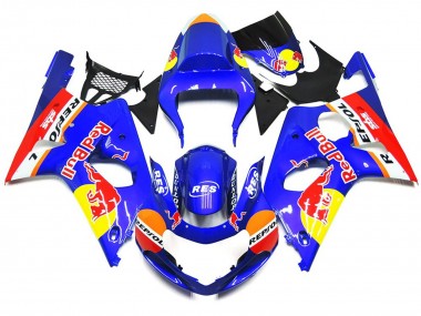 Acquista Kit Stile OEM Red Bull 00-02 GSXR 1000 Carene Moto