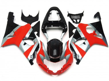 Acquista Kit Stile Rosso Lucido OEM 00-02 GSXR 1000 Carene Moto