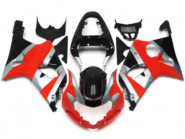 Kit Stile Rosso Lucido OEM 00-02 GSXR 1000 Carene Moto