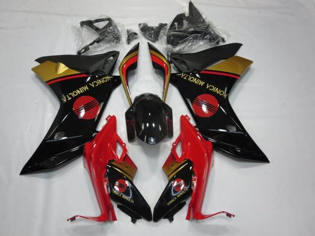 Konica Minolta Rosso Nero & Oro 11-12 CBR600F Carene Moto