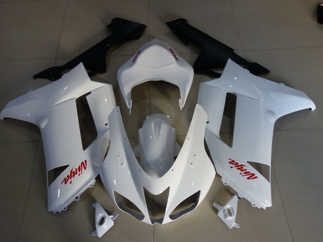 Loghi Bianchi & Rossi Lucidi 07-08 ZX6R Carene Moto
