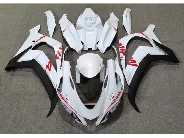 Loghi Bianco Perla & Rosso 16-19 ZX10R Carene Moto