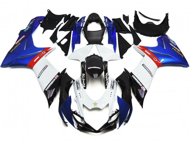 Loghi Personalizzati Con Blu & Rosso 11-24 GSXR 600-750 Carene Moto