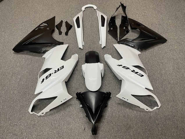 Logo Bianco Nero 09-11 Ninja 650R Carene Moto