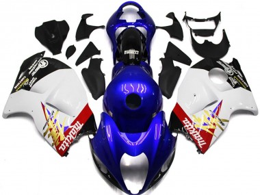 Acquista Logo Personalizzato Blu & Bianco 97-07 GSXR 1300 Carene Moto