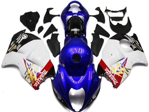 Logo Personalizzato Blu & Bianco 97-07 GSXR 1300 Carene Moto