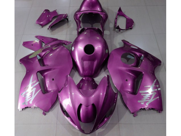 Logo Rosa Lucido & Argento 97-07 GSXR 1300 Carene Moto
