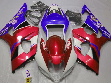 Acquista Lucentezza Candy Rosso & Blu 03-04 GSXR 1000 Carene Moto