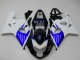 Acquista Kit Carena Moto ABS Suzuki GSXR 600/750 2004-2005 - Bianco Blu Nero